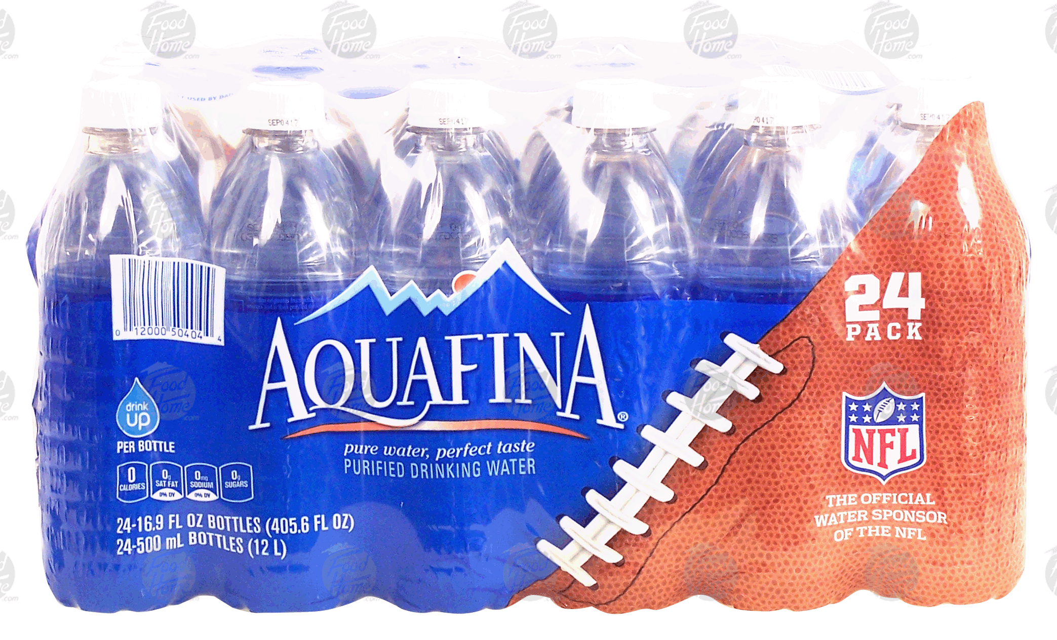 Aquafina  purified drinking water, 24- 16.9 fl oz bottles Full-Size Picture